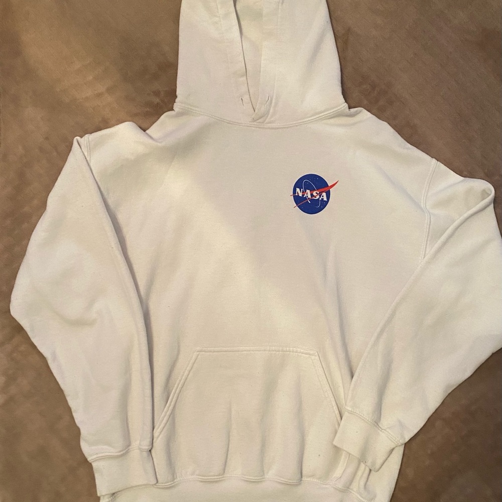 White NASA hoodie